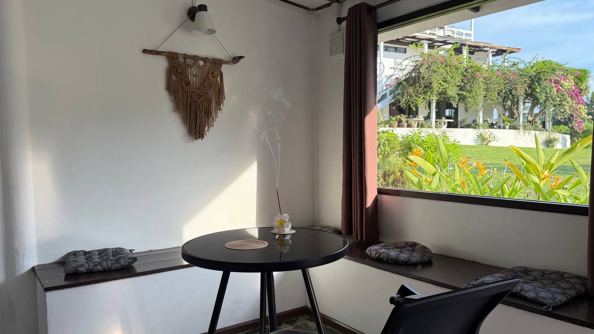 Minimalist quiet luxury bedroom in Koh Samui